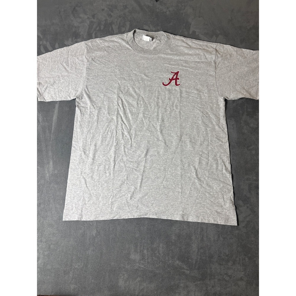 Alabama Crimson Tide Bear Bryant Quote T-Shirt Gray XL USA Made University Tee